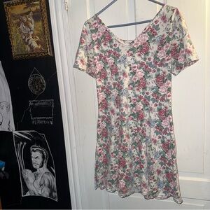 No Boundaries Floral Patterned Cottagecore Dress